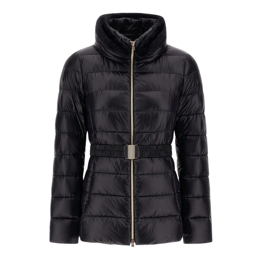 NEW HERNO women's claudia nylon ultralight jacket in black